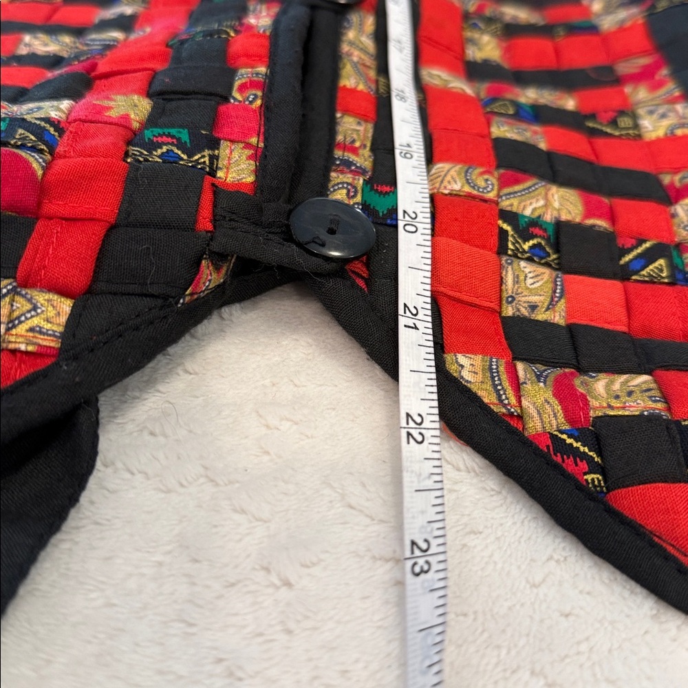 The Everett Collection Patchwork Cotton Vest Bold… - image 8